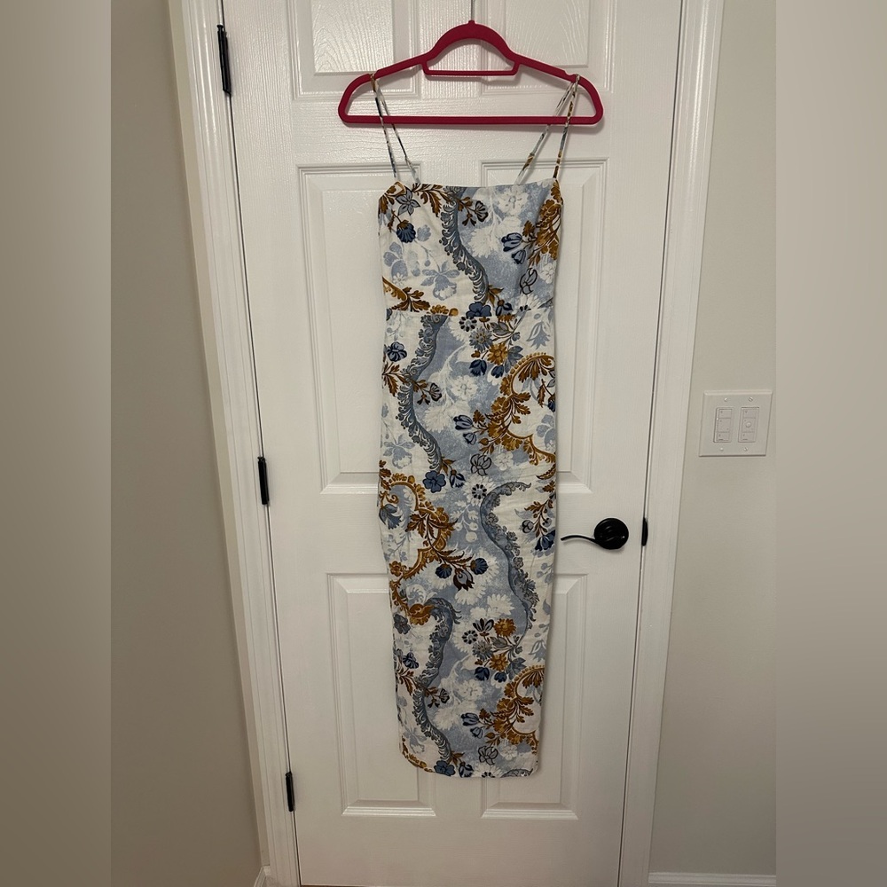 Reformation Frankie Linen Dress